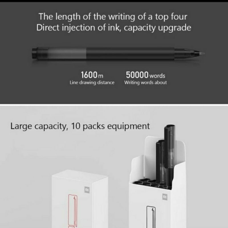 

pulpen xiaomi mijjia gel pen