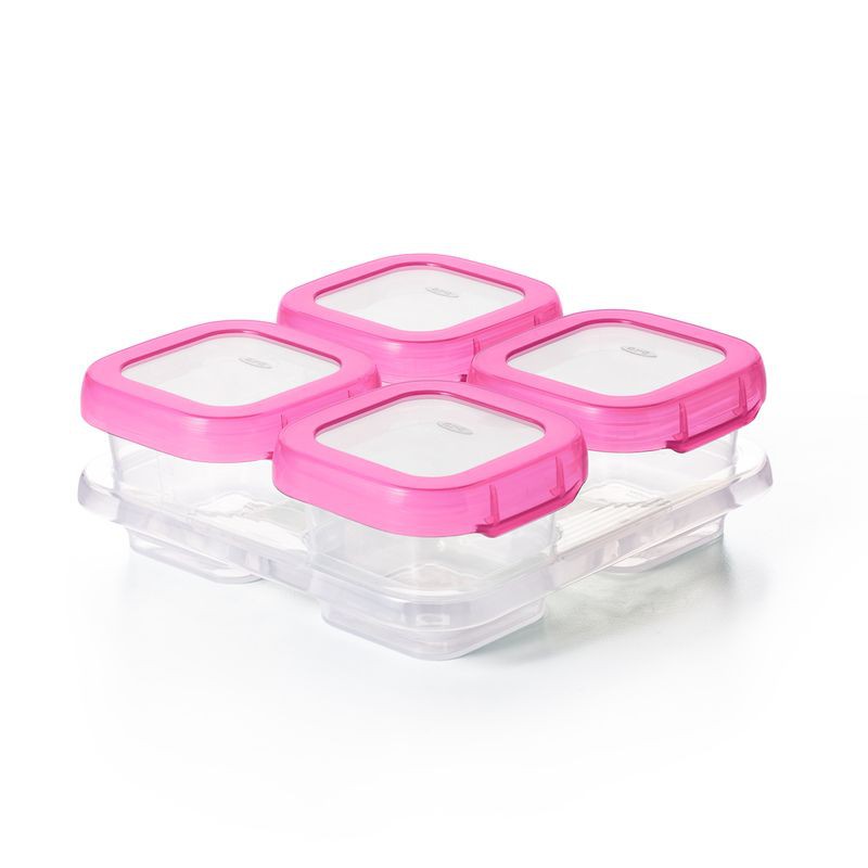 Oxo Tot Baby Blocks Freezer™ Storage Containers 60ml &amp; 120ml, Set 4 - 6 pcs