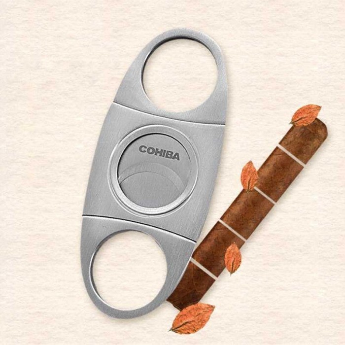 Cohiba Pemotong Cerutu Cigar Cutter Double Blade - EC-50A