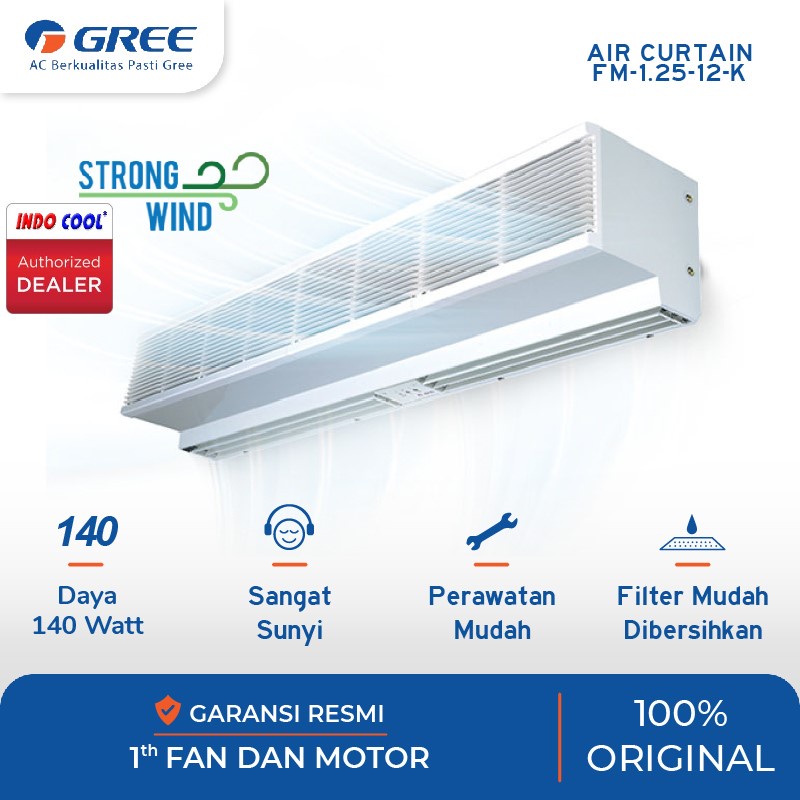 GREE AIR CURTAIN 120cm - FM-1.25-12-K