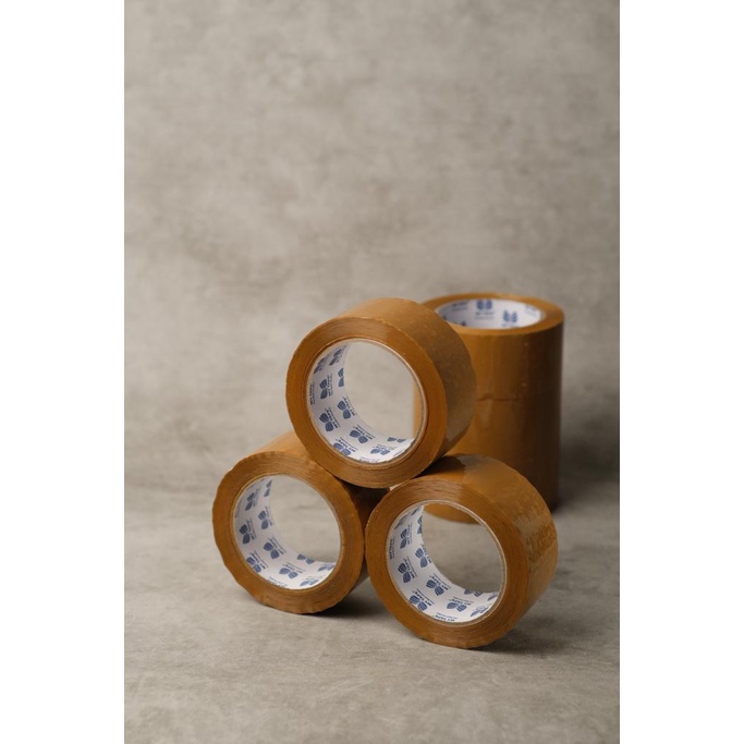 

[READY STOCK] LAKBAN BENING / COKELAT 45 x 100 YARD BY MY TAPE