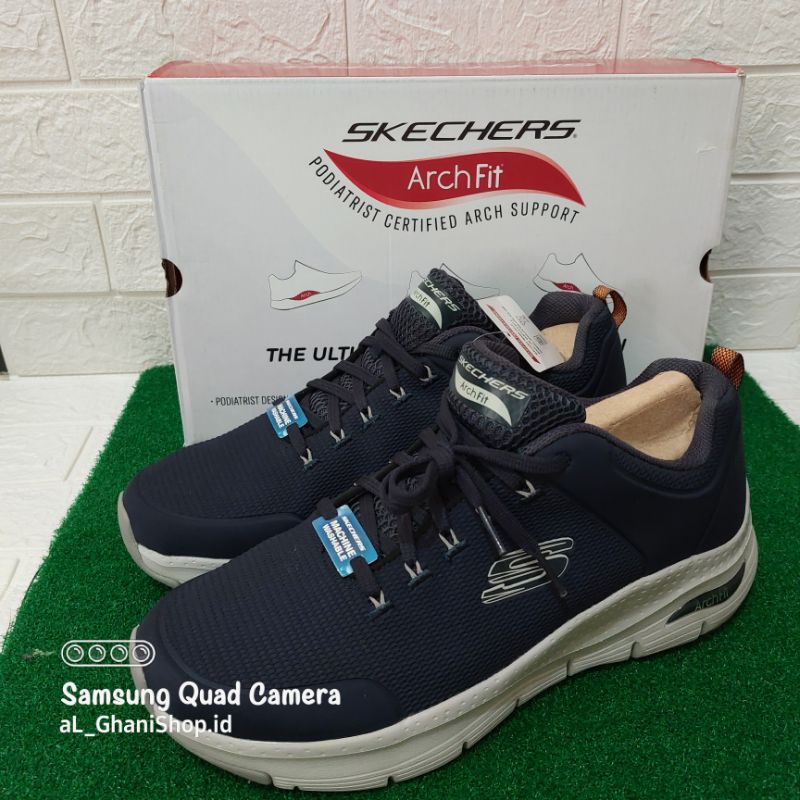 Sepatu running pria SKECHERS arch fit titan 232200 original