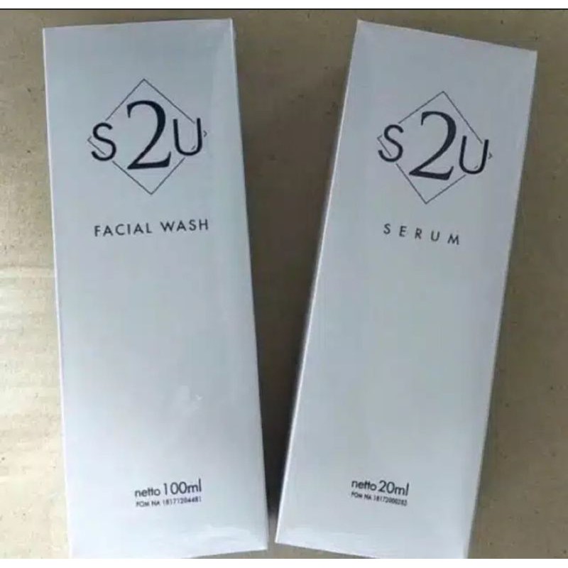 ASLI ORIGINAL facial wash dan Serum S2U