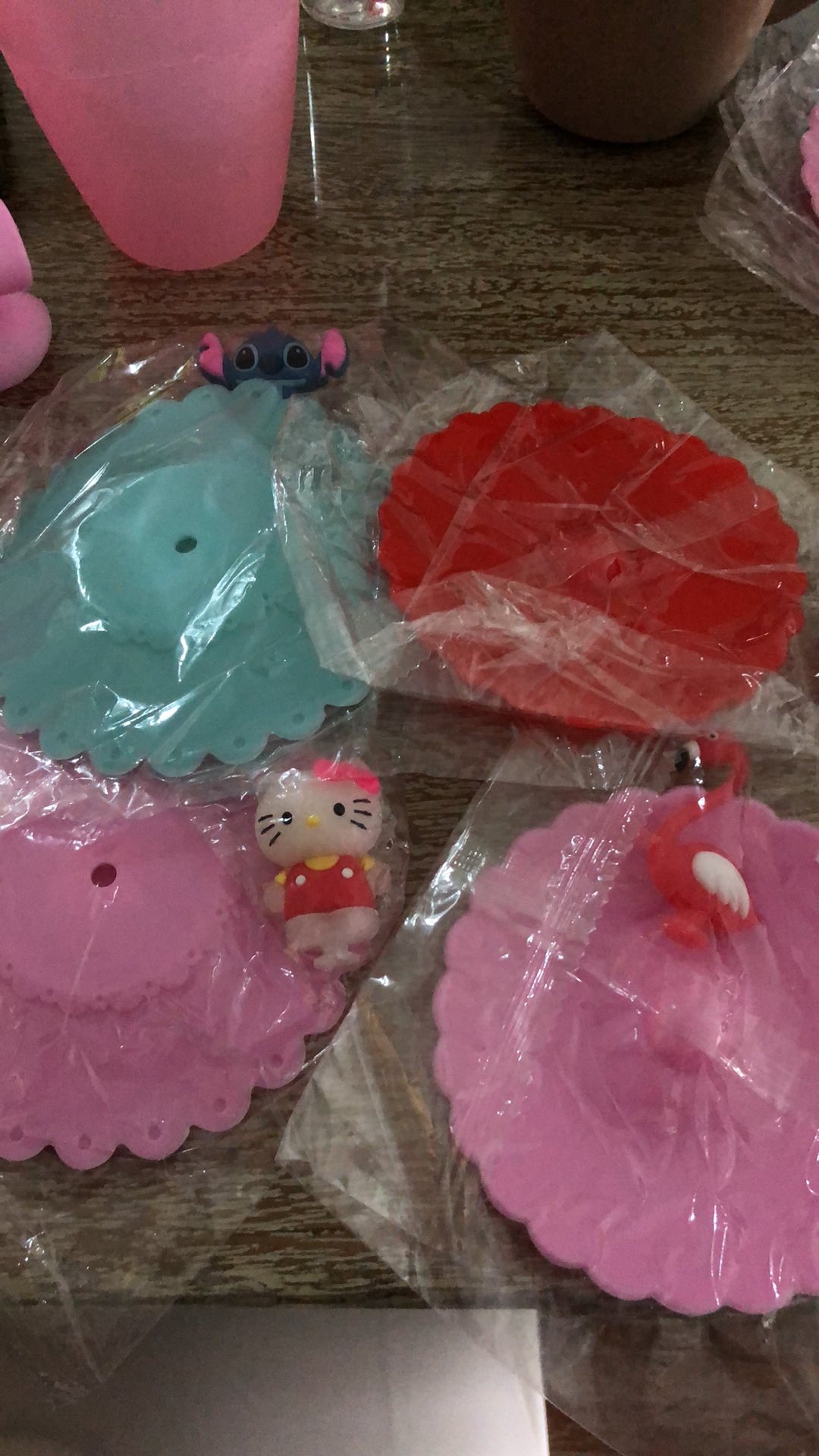 Tutup Gelas Karakter Mug Lid Cangkir Silikon Cantik Anti Virus Motif Karakter Kartun