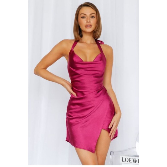 trixy dress satin