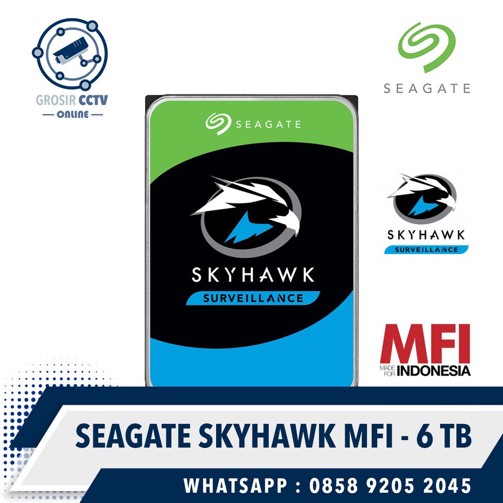 Harddisk Seagate Surveilance (MFI) 6TB / HDD Seagate MFI 6TB