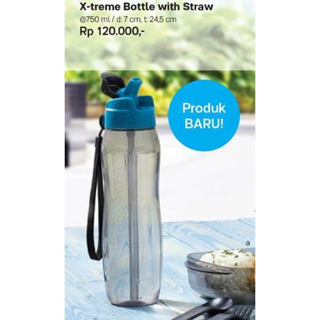 Xtreme X-Treme Bottle With Straw Botol Minum Tupperware Alat Makan Minum Original