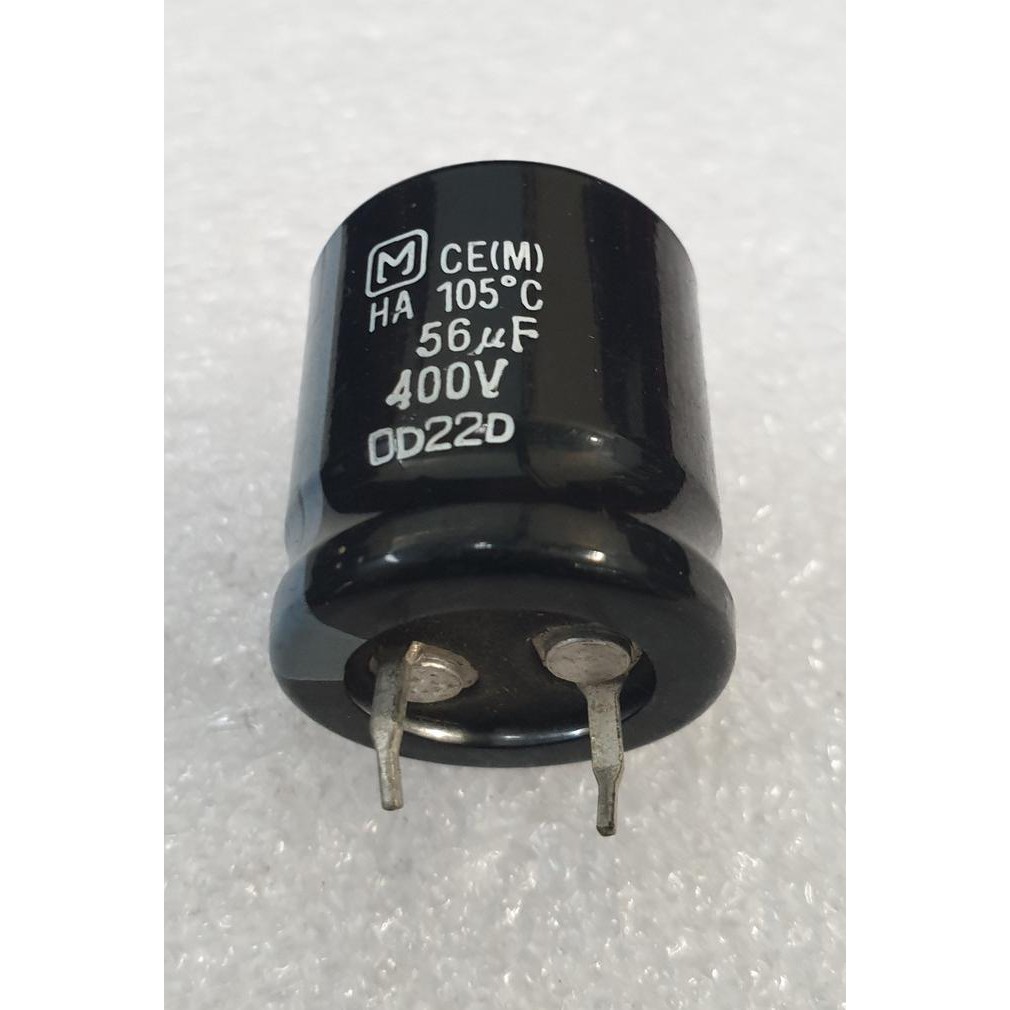 Elco Capacitor 56uf 400v Matsushita 105oC - original bahaserv99