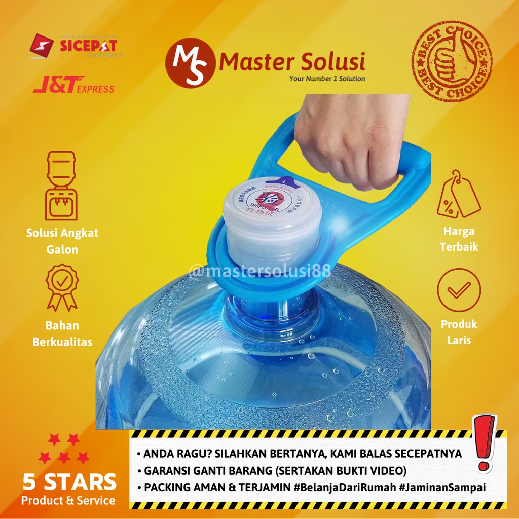 Alat Bantu Angkat Pegangan Pengangkut Angkut Galon Air Minum Aqua