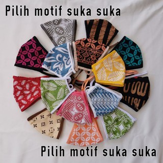  Masker  anak gambar lucu lucu masker batik hijab Shopee  