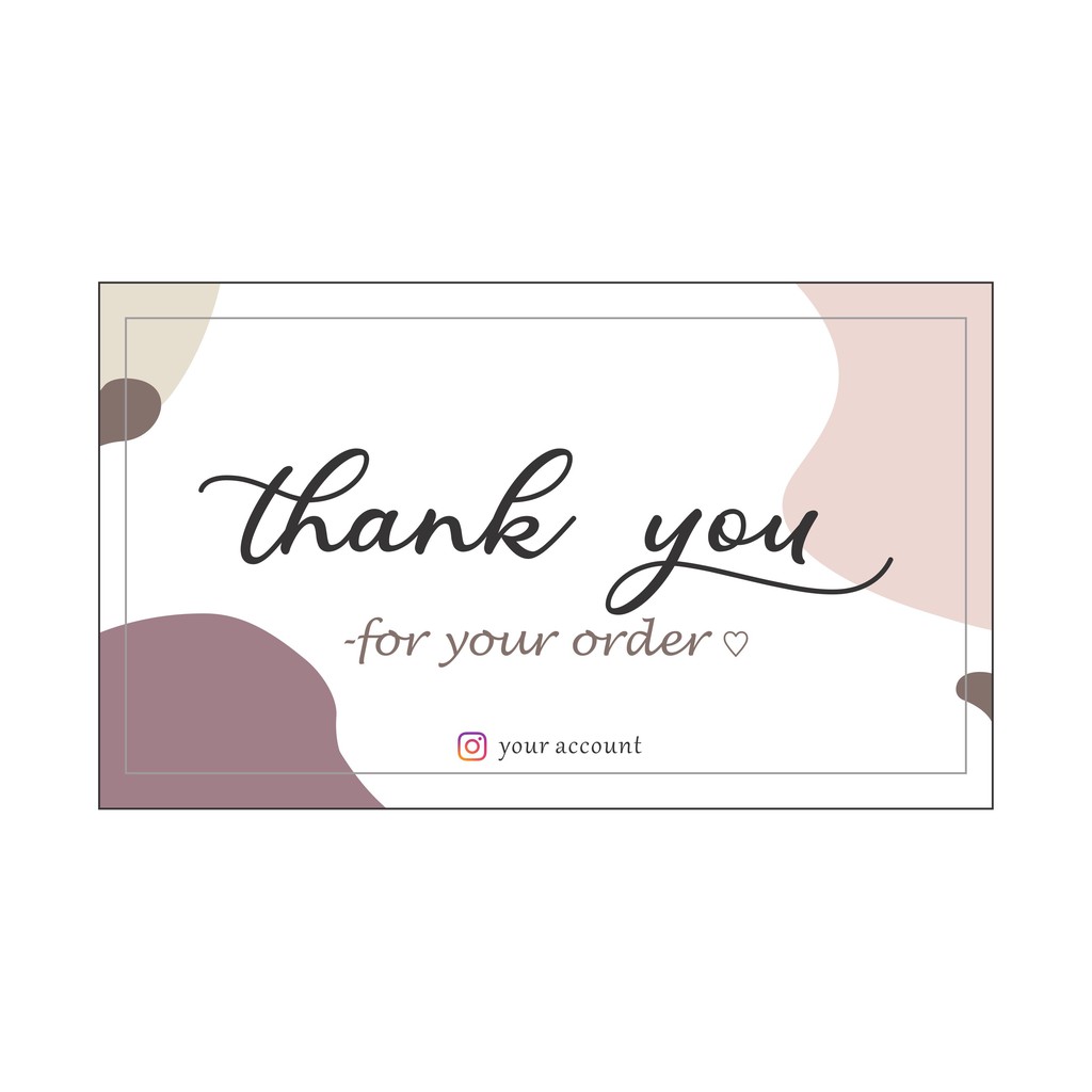 

Thank You Card type 3