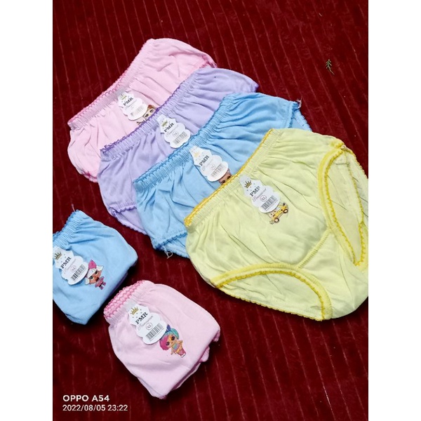 Celana dalam anak&quot; umur 2-10THN.3 pcs.6 pcs