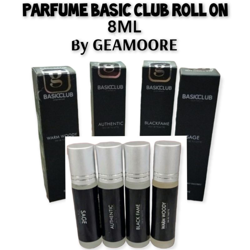 GEAMOORE BASIC CLUB PARFUM ROLL ON 8ML