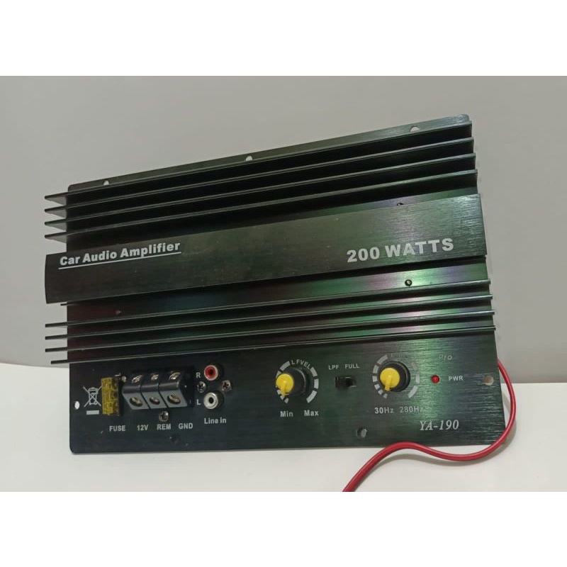 power monoblock class D 12 volt 200 Watts