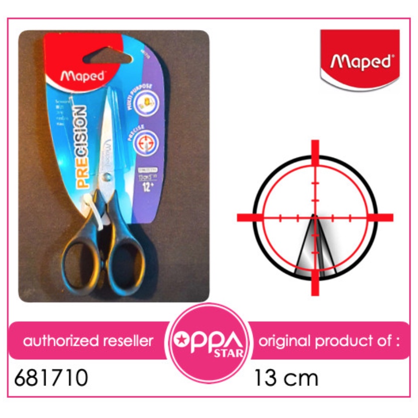 

Gunting 13 cm Ujung Lancip Maped Stainless