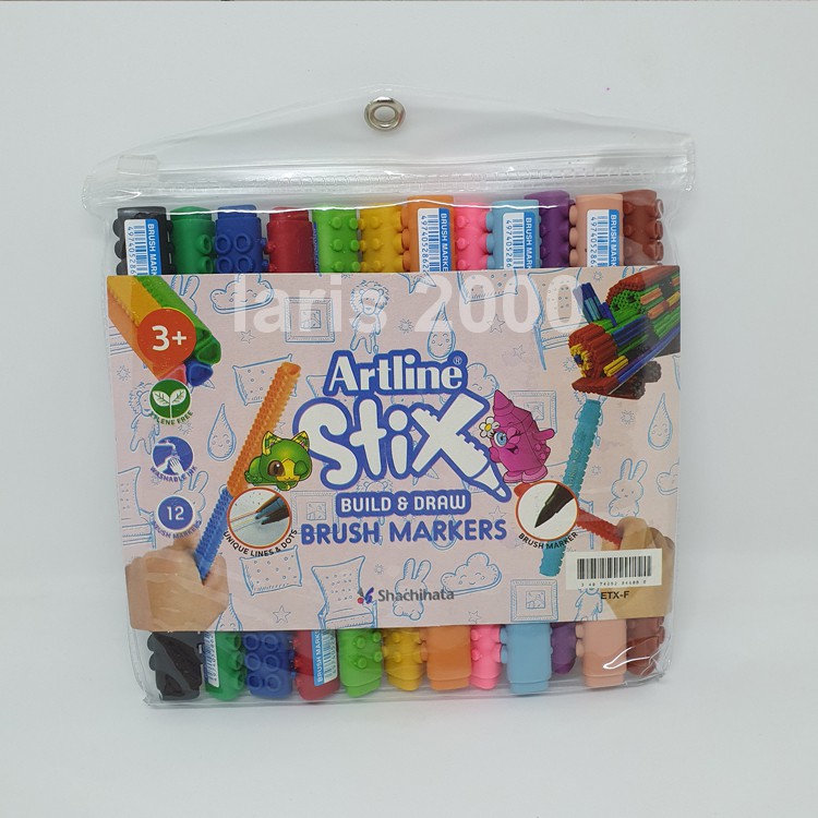 

Artline Stix / Brush Pen Set 12 Warna