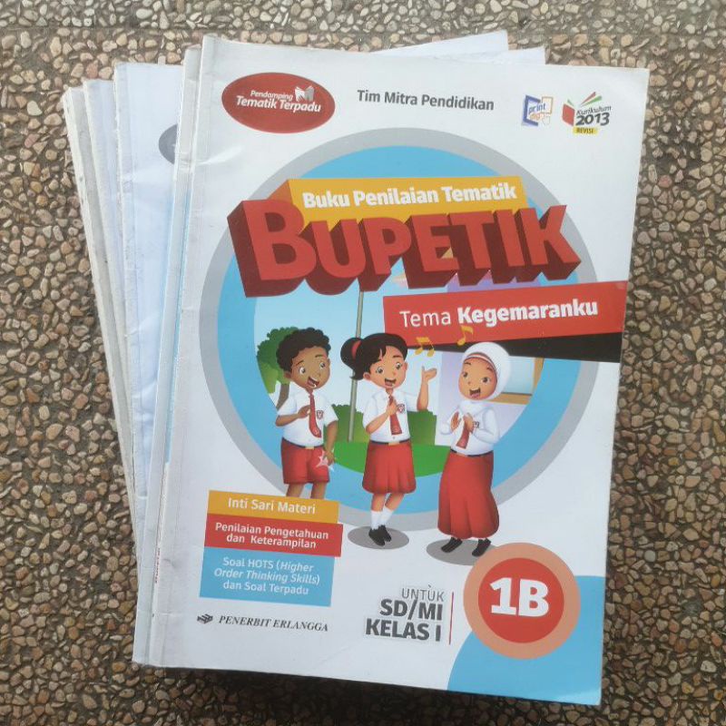 Bupetik Sd/Mi Kelas 1.1a.1b.1c.1d.1e.1f.1g.1h Revisi kurikulum 13.Erlannga Bekas