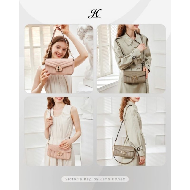 VICTORIA BAG JIMSHONEY TAS SELEMPANG WANITA SLINGBAG (FREE EXCLUSIVE BOX)