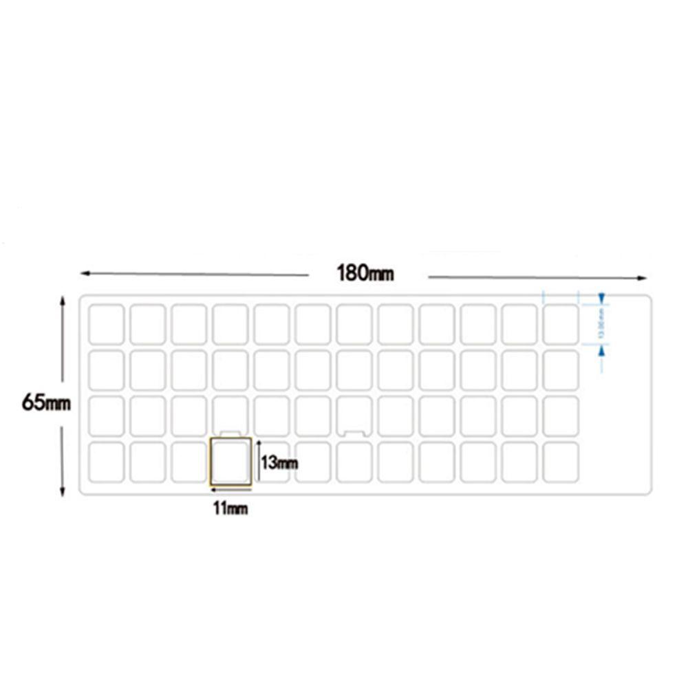 Stiker Keyboard Agustina Tahan Lama Tanpa Alfabet Banyak Warna Transparan