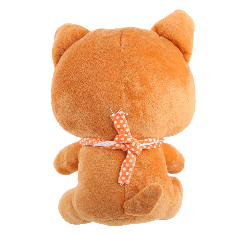 Mary 20cm Boneka Plush 3D Kitten Cushion Bantal Untuk Dekorasi Meja Emosi Menenangkan Non-Deform Office Ornament Mobil Accs
