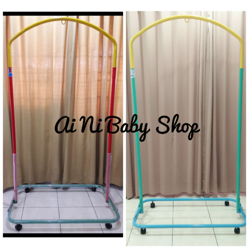 Tiang Ayunan Bayi Portable Warna Warni Tiang Ayunan ORIENT