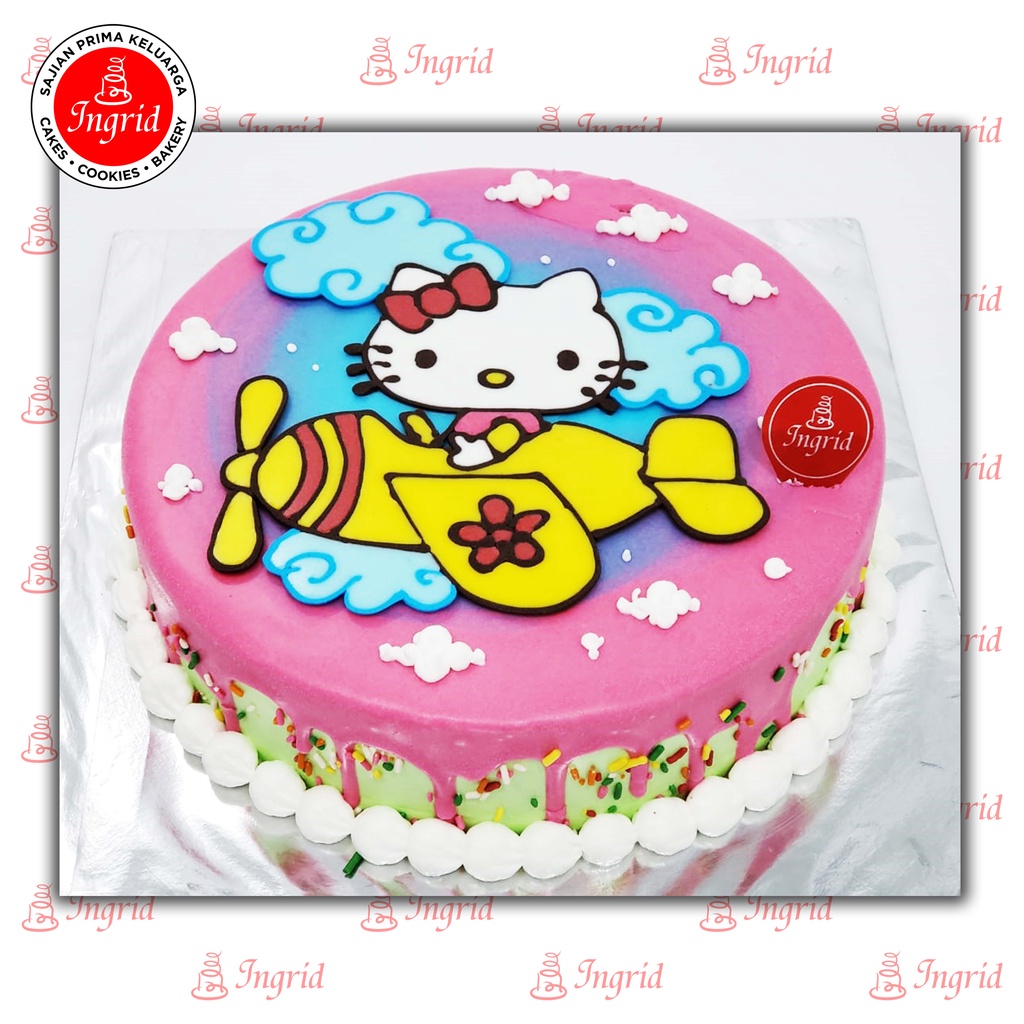 

Kue Ulang Tahun Hello Kitty / Kue Ultah Anak / Birthday Cake / Kue Hello Kitty