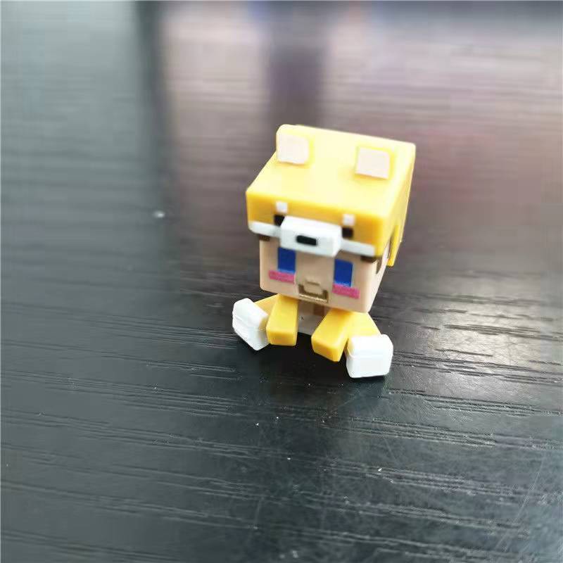 Game Mini Kartun Figure Mainan Lucu Steve Creeper Action Figure Hadiah Topper Kue Koleksi Mainan Untuk Anak