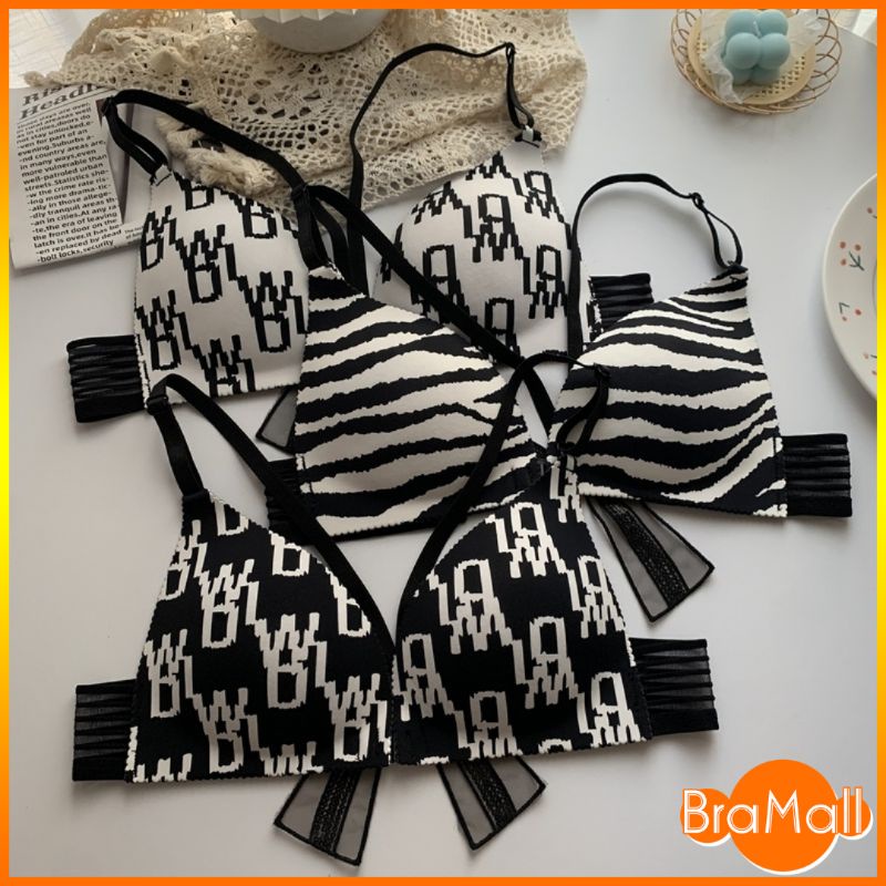 【 Bra Mall 】BM-226 BRA BH SEXY KANCING DEPAN DENGAN SIMPUL PITA KUPU-KUPU BUTERFLY DI BELAKANG MOTIF LUCU