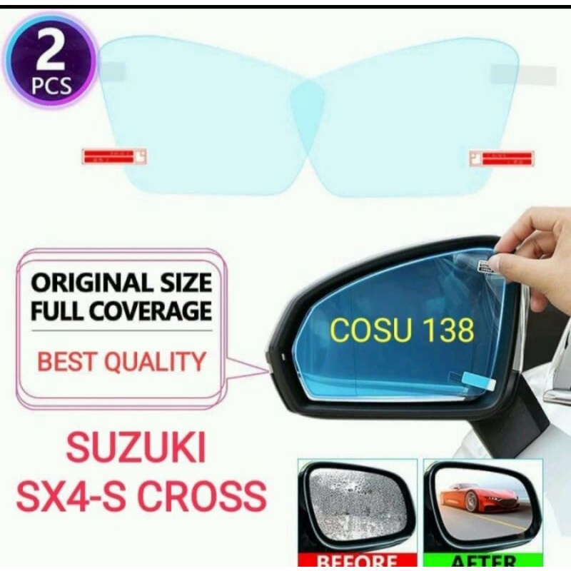 KACA FILM SPION ANTI FOG EMBUN KABUT AIR HUJAN SUZUKI SX4 S CROSS