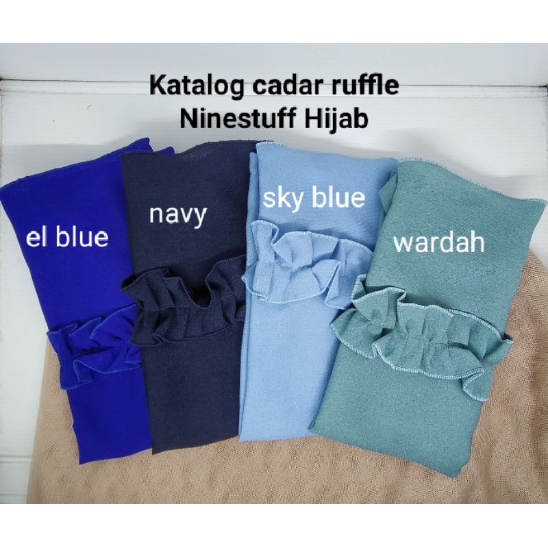 Ninestuff Hijab | Cadar Tali Ruffle