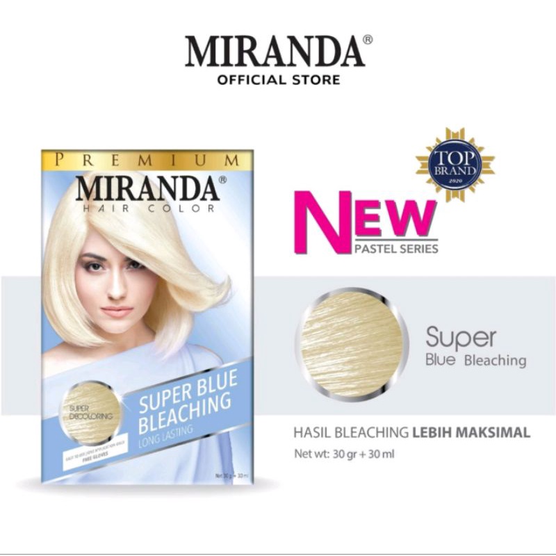 Miranda super blue bleaching semir rambut bleaching