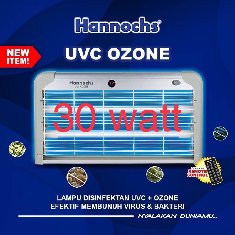 Lampu UVC Ozone Hannochs 30 watt - Disinfektan UVC Ozone
