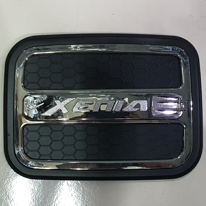 cover TUTUP TANGKI bensin DAIHATSU  ALL great NEW XENIA 2012 sampai 2021 2020 2019 2018 2017 2016 2015 2014 2013 hitam chrome crome