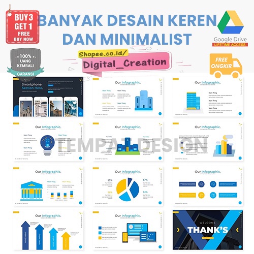 3500+ Templates Powerpoint Premium