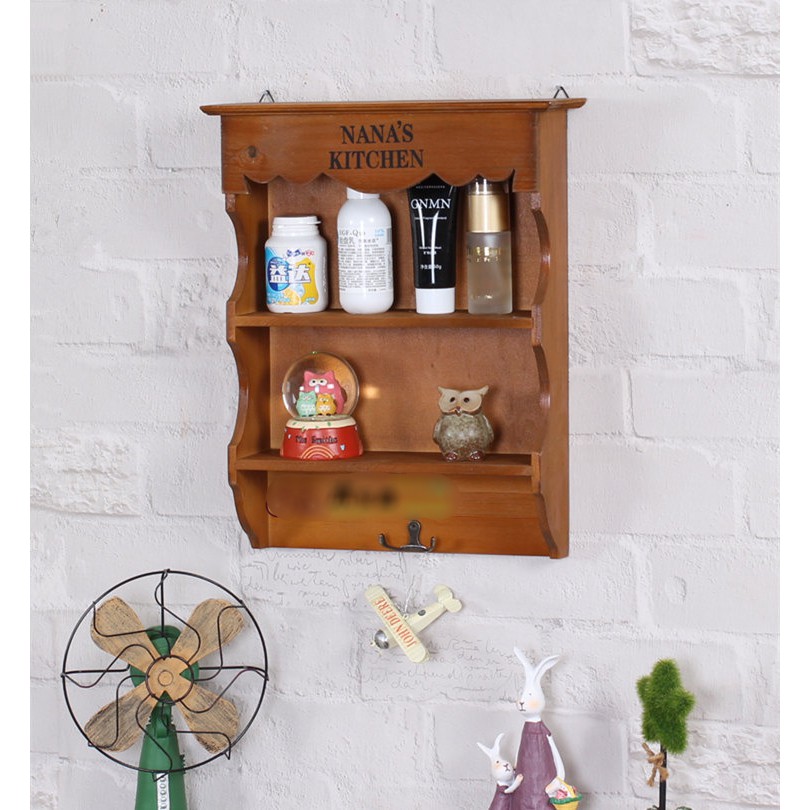 Zakka Hanging Box Storage - Rak Dinding