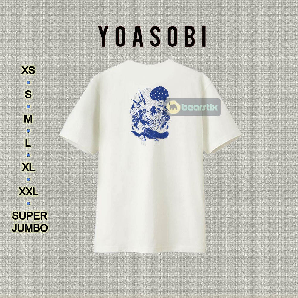 Yoasobi X Uniqlo Tshirt - UT Japan TOP Streetwear T-Shirt - Kaos Distro Gunjo - BEARSTIX