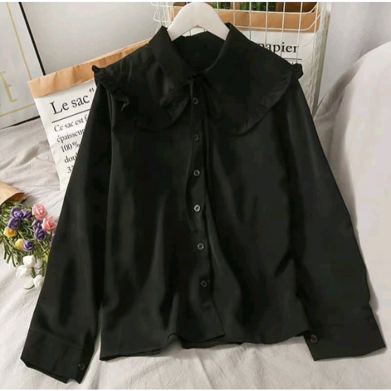 blouse Korean style/jeni top/jeni blouse Korean style