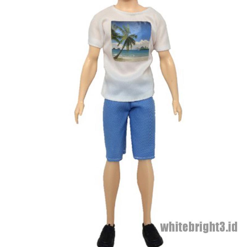 {white3} 1set party doll clothes accessories doll top dress for boys girls best