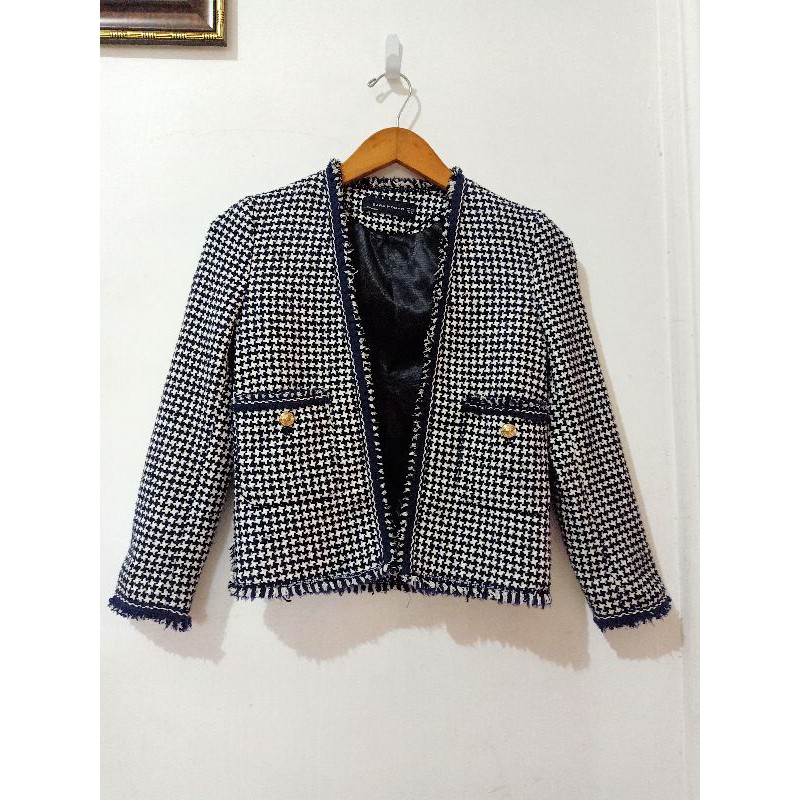 ZARA tweed blazer