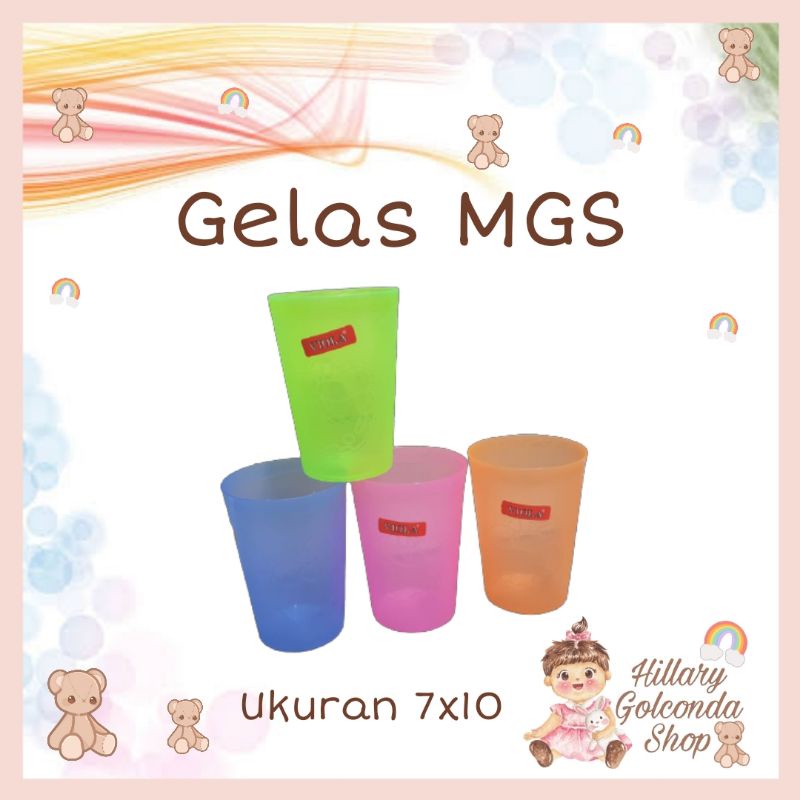 Gelas plastik murah / gelas minum MGS