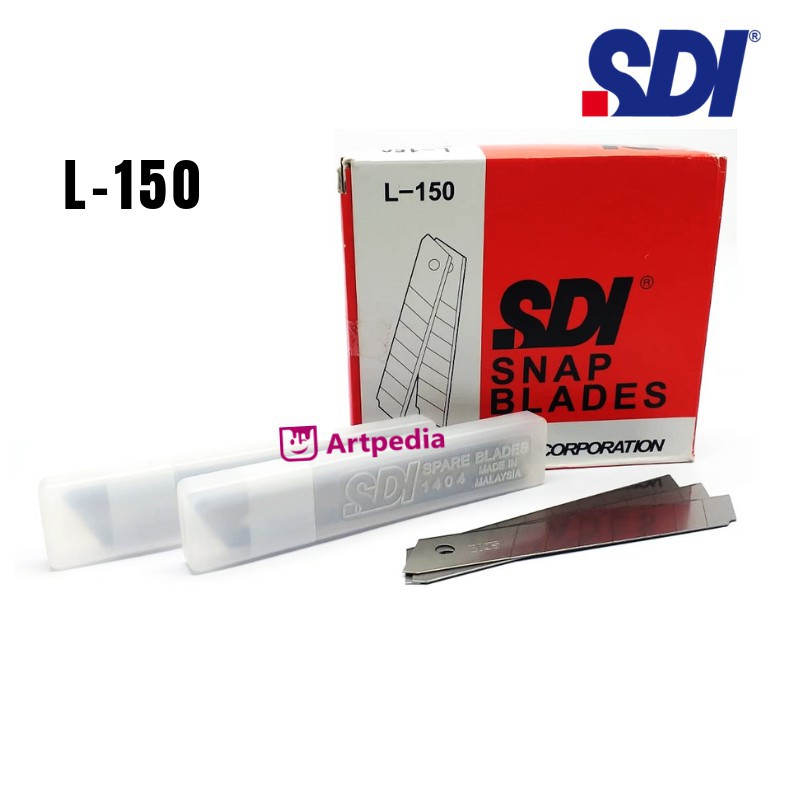 

SDI Isi cutter Besar (L150) 18 mm / SDI Spare Blades 1404 - Refil SDI Cutter Besar L-150 Terlaris