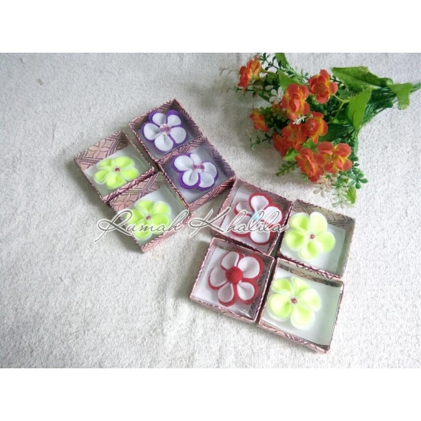 Premium  Product Best Quality Grosir Souvenir Pernikahan Grosir Bros Kain Flanel + Kotak Mika isi 50