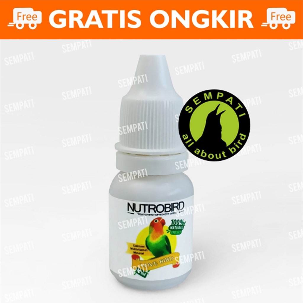 NUTROBIRD LOVEBIRD STARLING SUPLEMEN BURUNG OBAT GACOR VITAMIN LOVE BIRD LB NGEKEK KONSLET NOLBR