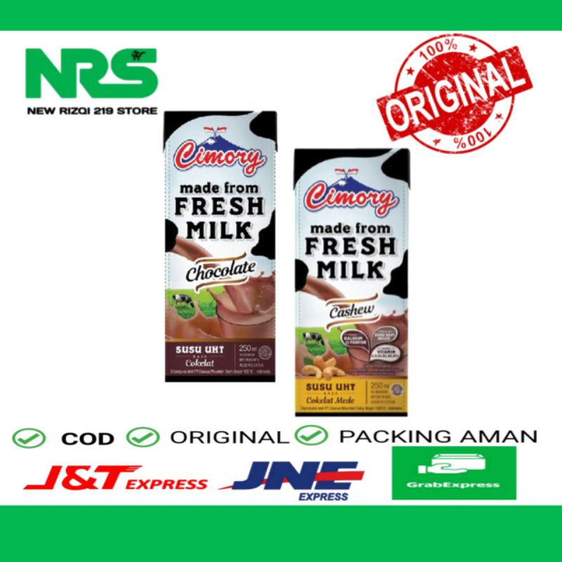 

Susu Cimory UHT/Cimory Fresh Milk Uht Cashew 250Ml / Cimory Uht Chocolate 250Ml