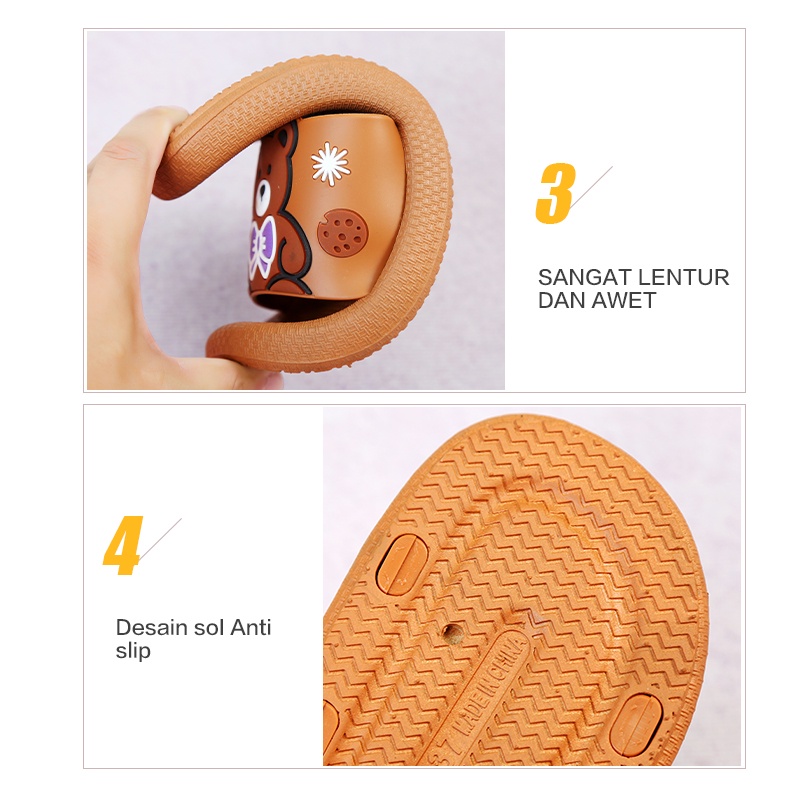 SANDAL SELOP WANITA JELLY | SENDAL SLOP JELLY l SENDAL KARET WANITA WONDERLYl M2299