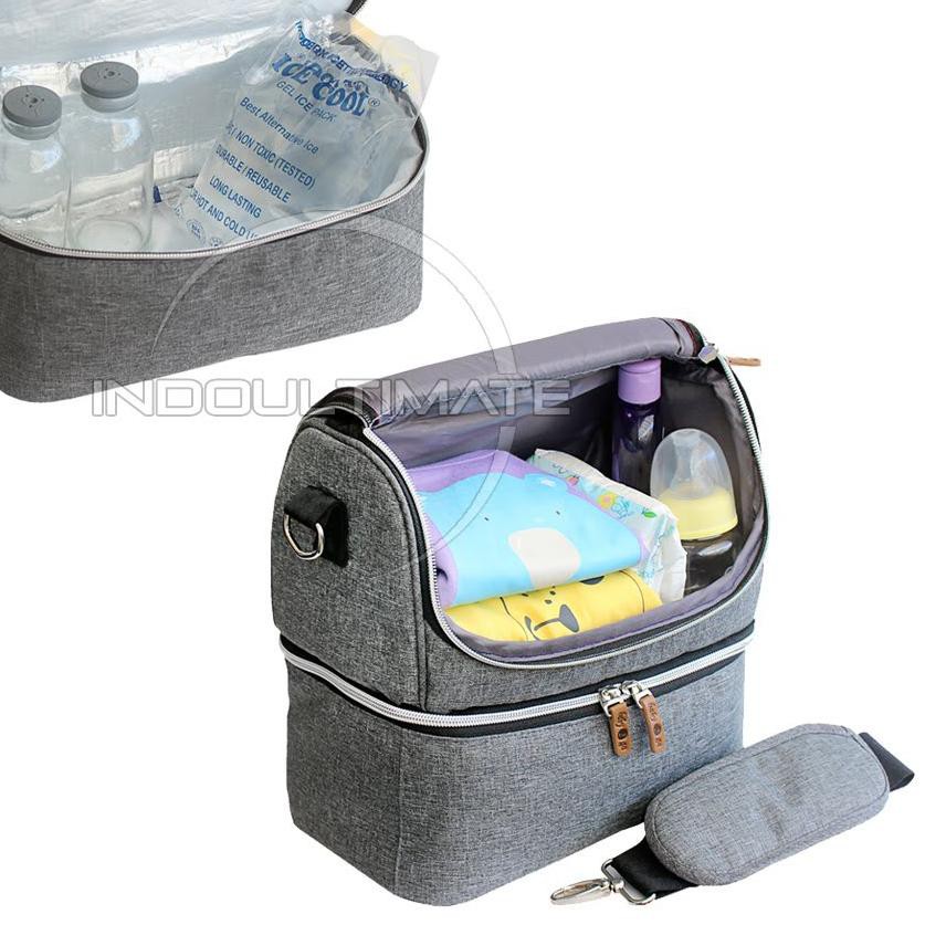 Terbaik BABY 2 GO Tas Bayi Cooler Bag ASI Thermal BY-16 Tas Bayi Tas ASI Tas Penyimpan ASI Diaper Ba