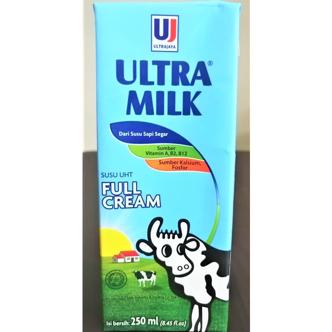 

Ultra Milk Susu UHT Full Cream 250ml