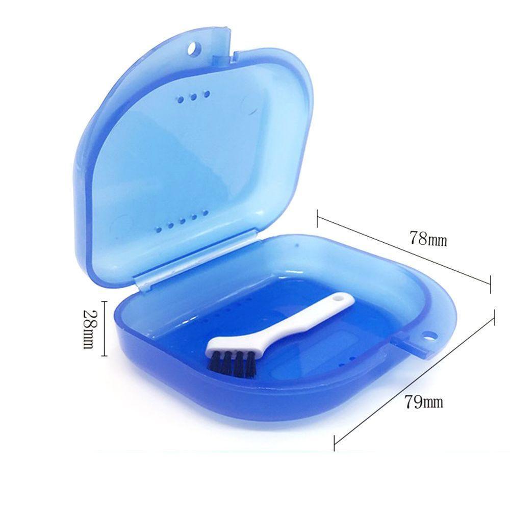 [Elegan] Kotak Penahan Gigi Portable Compact Brace Guard Mouthguards Orthodontic Storage Box