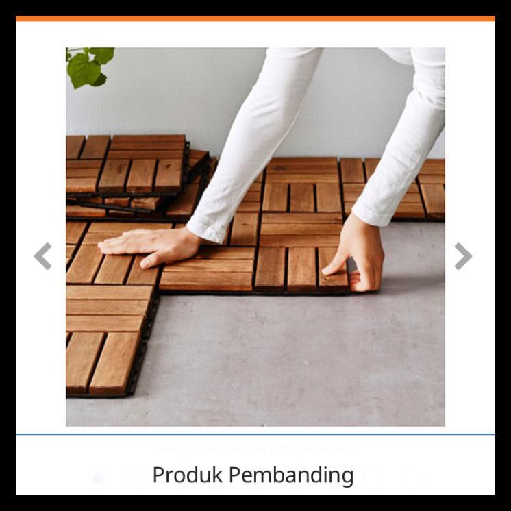 Flash Sale Runnen Dek Lantai, Luar Ruang, Diwarnai Cokelat