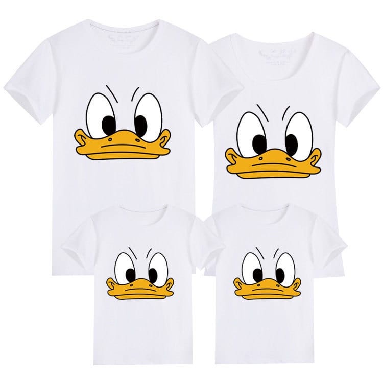 MYSTIQUE.ID-BAJU KAOS FAMILY BEBEK T-SHIRT LUCU DAN AESTHETIC